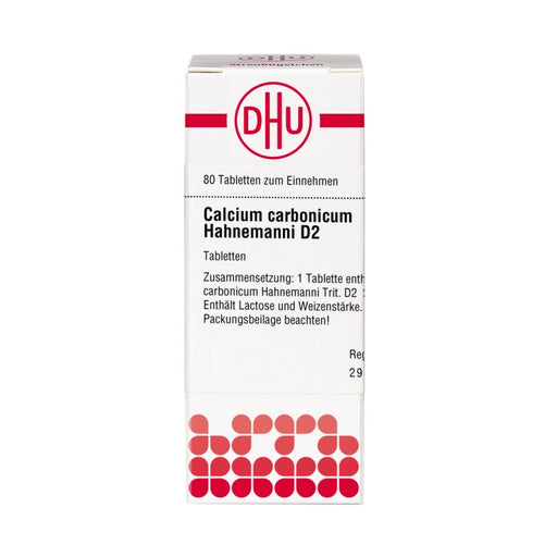 DHU Calcium carbonicum Hahnemanni D2 Tabletten, 80 St. Tabletten