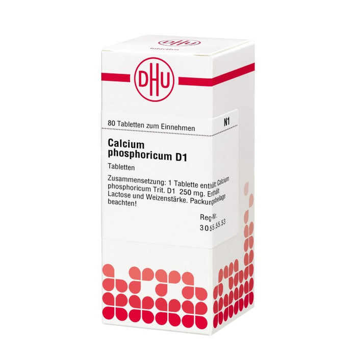 DHU Calcium phosphoricum D1 Tabletten, 80 St. Tabletten