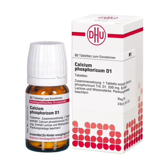 DHU Calcium phosphoricum D1 Tabletten, 80 St. Tabletten