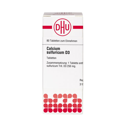 Calcium sulfuricum D3 DHU Tabletten, 80 St. Tabletten
