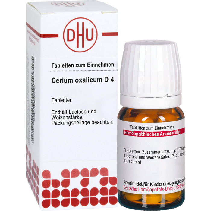 Cerium oxalicum D4 DHU Tabletten, 80 St. Tabletten