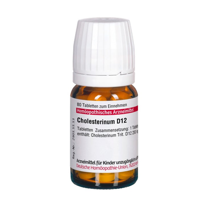 Cholesterinum D12 DHU Tabletten, 80 St. Tabletten