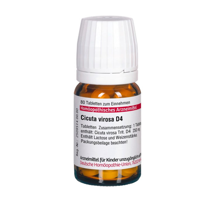 Cicuta virosa D4 DHU Tabletten, 80 St. Tabletten