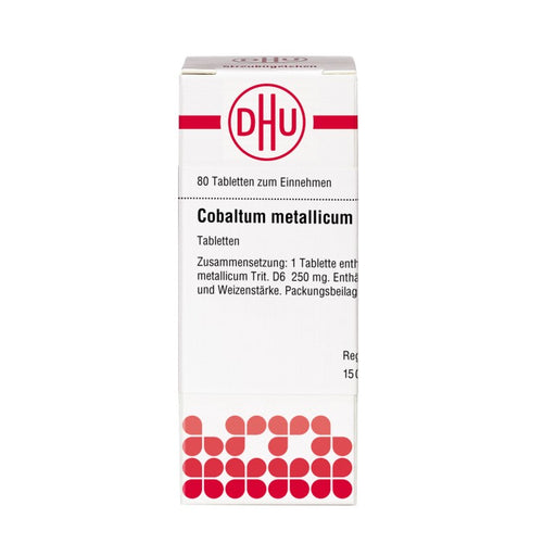 Cobaltum metallicum D6 DHU Tabletten, 80 St. Tabletten