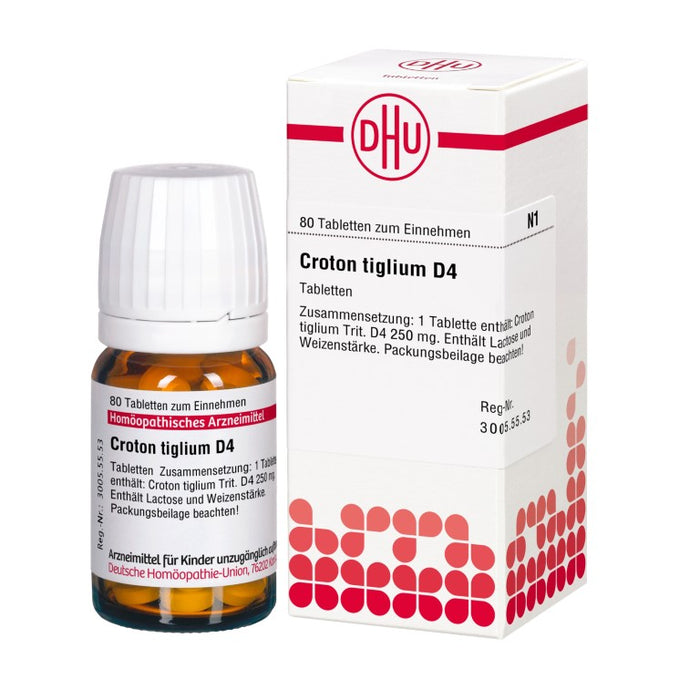Croton tiglium D4 DHU Tabletten, 80 St. Tabletten