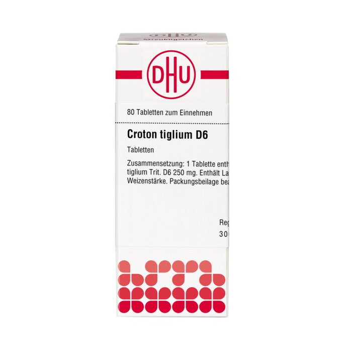 Croton tiglium D6 DHU Tabletten, 80 St. Tabletten