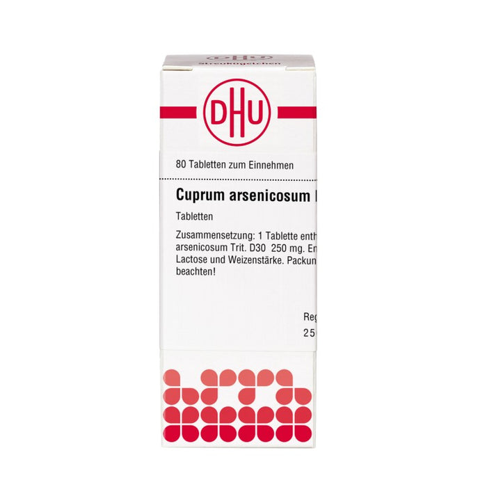 Cuprum arsenicosum D30 DHU Tabletten, 80 St. Tabletten