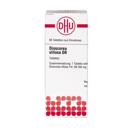 DHU Dioscorea villosa D6 Tabletten, 80 St. Tabletten