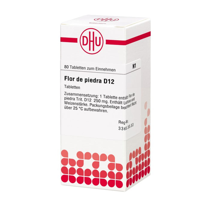 Flor de Piedra D12 DHU Tabletten, 80 St. Tabletten