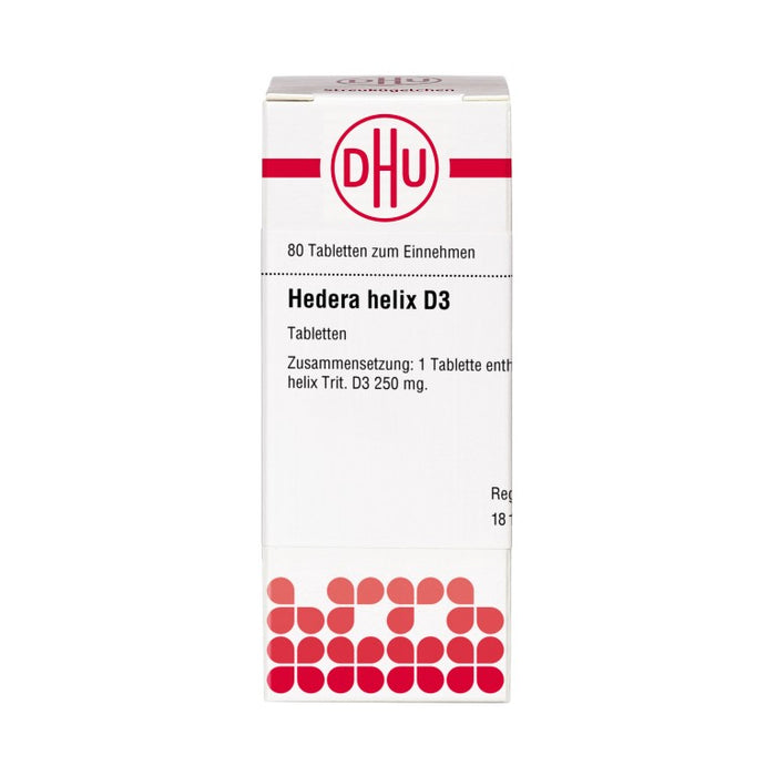 Hedera helix D3 DHU Tabletten, 80 St. Tabletten