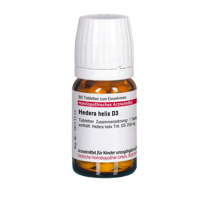 Hedera helix D3 DHU Tabletten, 80 St. Tabletten