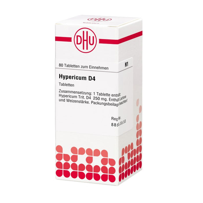 Hypericum D4 DHU Tabletten, 80 St. Tabletten
