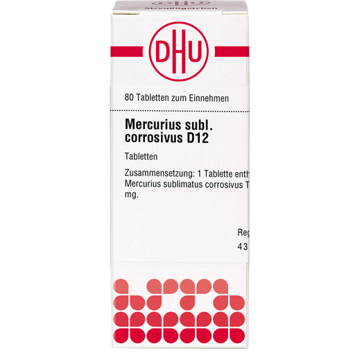 DHU Mercurius sublimatus corrosivus D12 Tabletten, 80 St. Tabletten