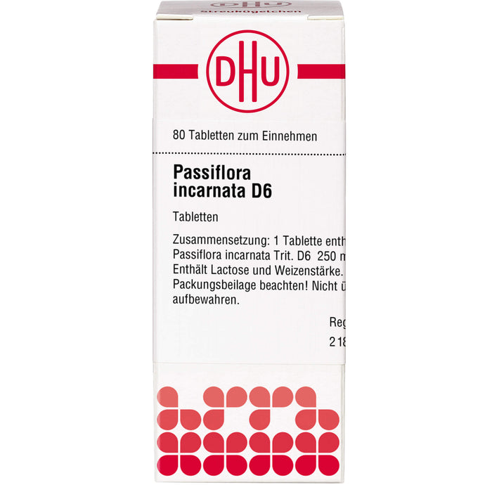 Passiflora incarnata D6 DHU Tabletten, 80 St. Tabletten