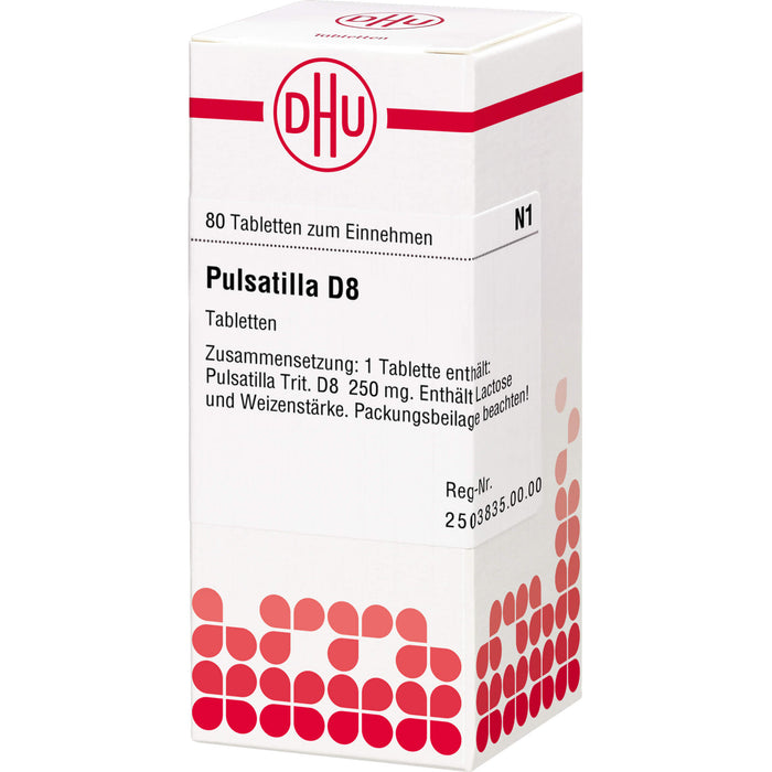 DHU Pulsatilla D8 Tabletten, 80 St. Tabletten