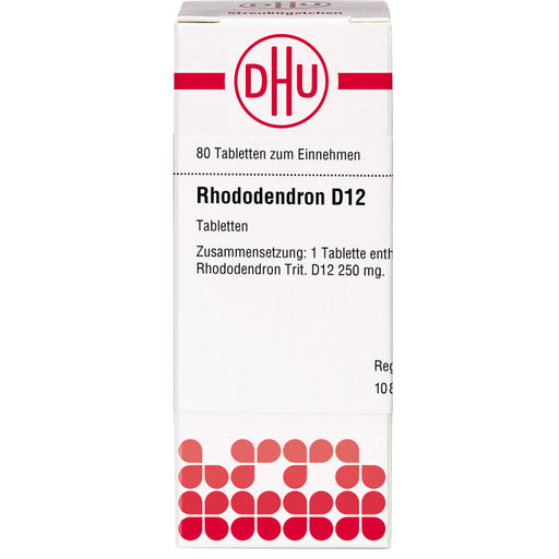 Rhododendron D12 DHU Tabletten, 80 St. Tabletten