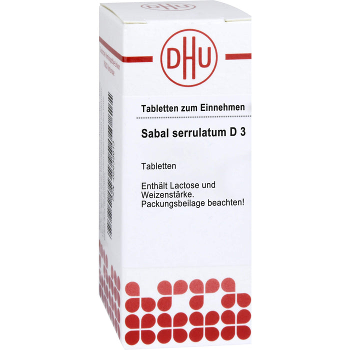 Sabal serrulatum D3 DHU Tabletten, 80 St. Tabletten