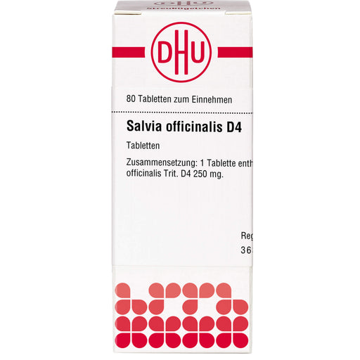 Salvia officinalis D4 DHU Tabletten, 80 St. Tabletten