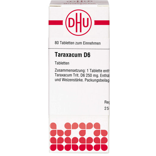 Taraxacum D6 DHU Tabletten, 80 St. Tabletten
