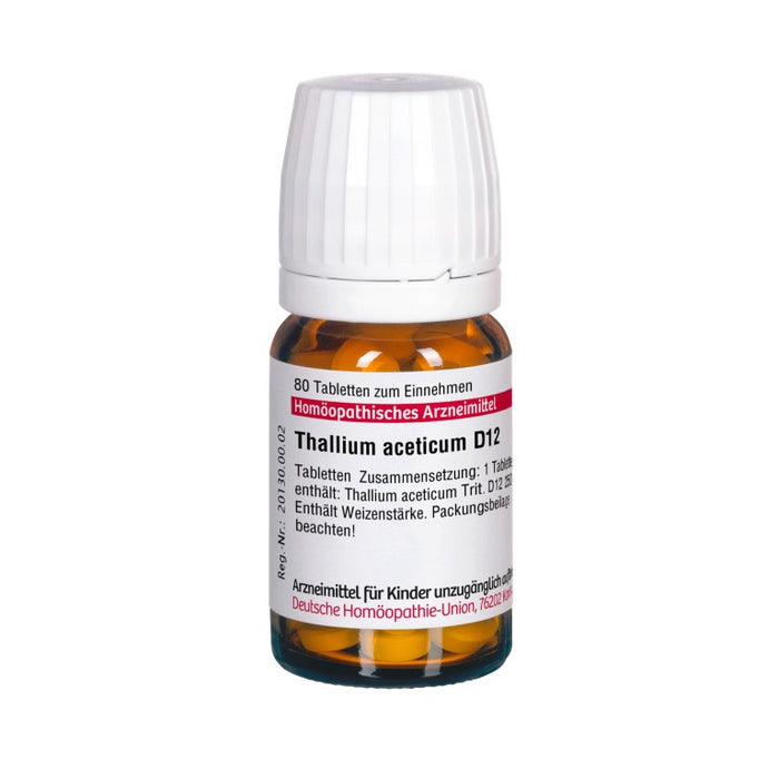 Thallium aceticum D12 DHU Tabletten, 80 St. Tabletten