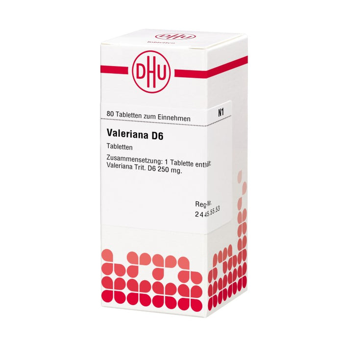 Valeriana D6 DHU Tabletten, 80 St. Tabletten