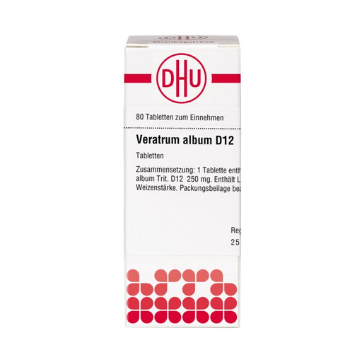 Veratrum album D12 DHU Tabletten, 80 St. Tabletten