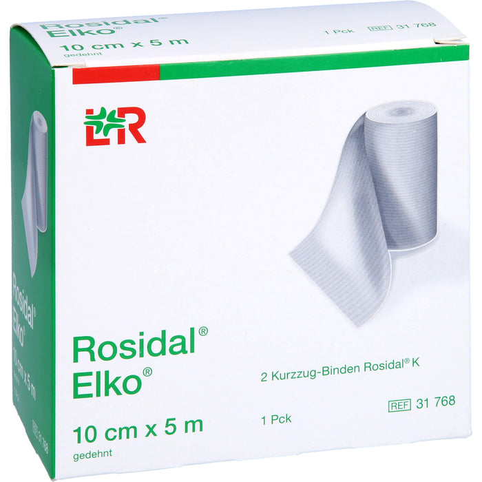 Rosidal Elko 10cmx5m Kurzzugbinde, 2 St BIN