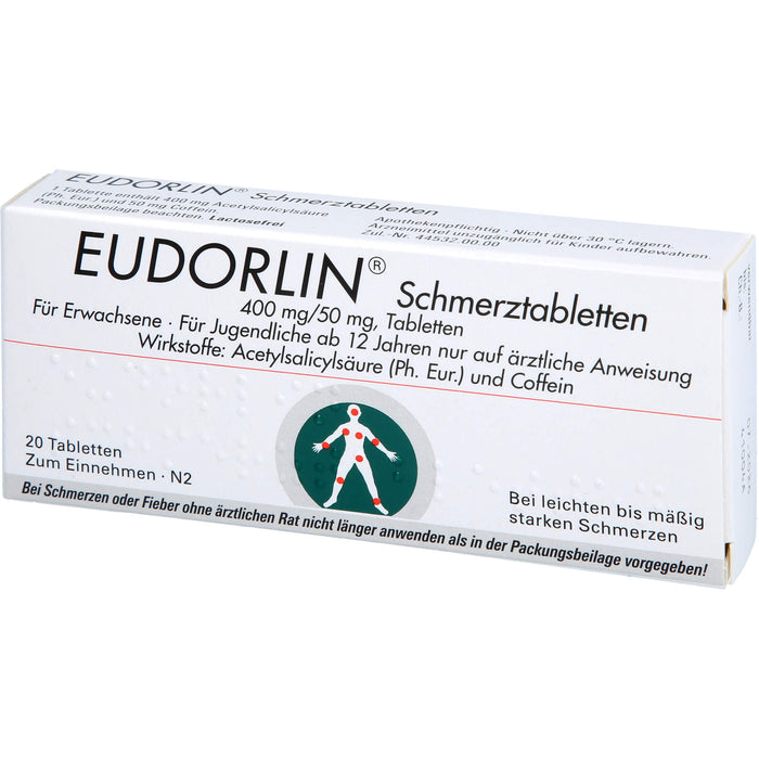 EUDORLIN Schmerztabletten, 20 St. Tabletten