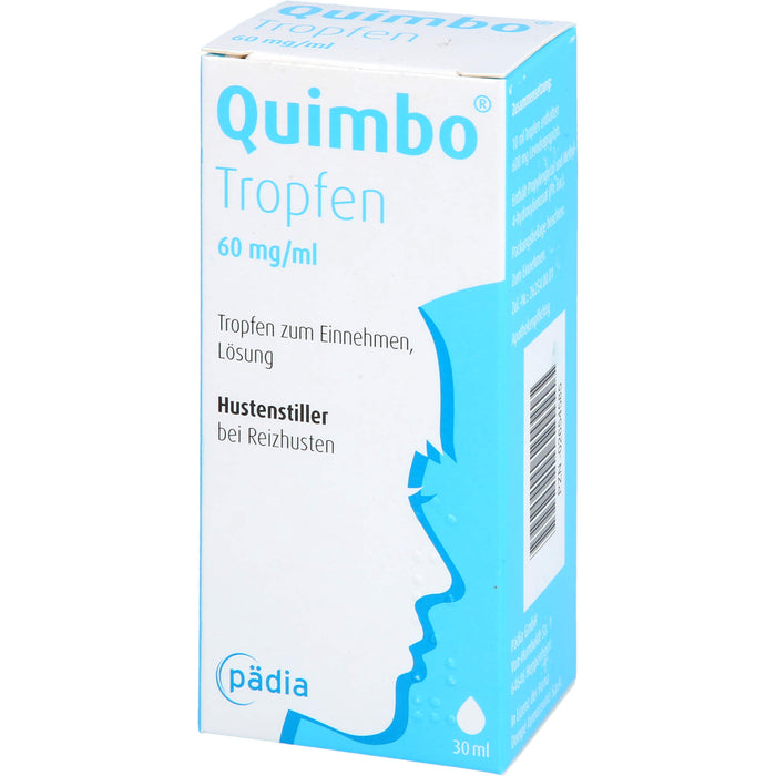 Quimbo Tropfen Hustenstiller bei Reizhusten, 30 ml Lösung