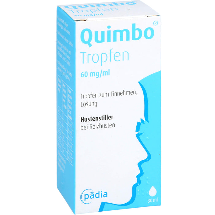 Quimbo Tropfen Hustenstiller bei Reizhusten, 30 ml Lösung