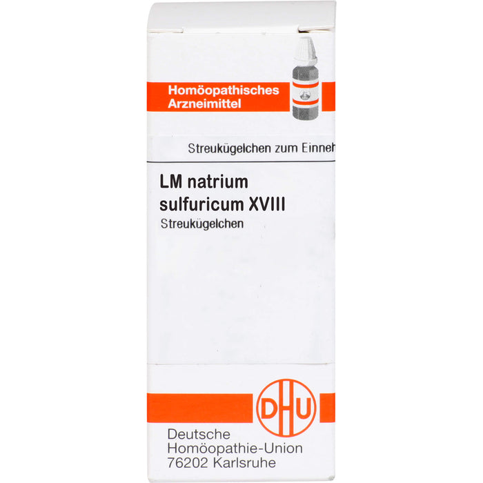 Natrium sulfuricum LM XVIII DHU Globuli, 5 g Globuli