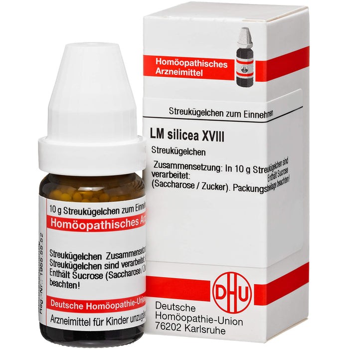 DHU Silicea LM XVIII Streukügelchen, 5 g Globuli