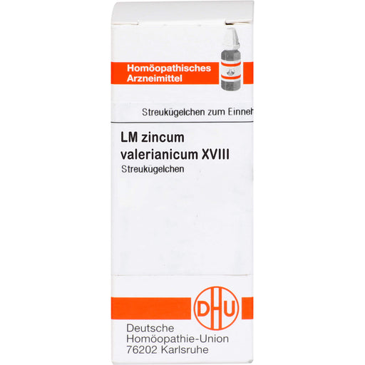 Zincum valerianicum LM XVIII DHU Globuli, 5 g Globuli
