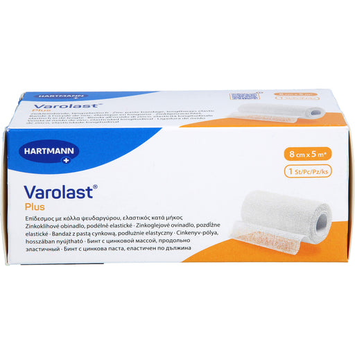 Varolast Plus 8 cm x 5 m Zinkleimbinde, 1 St. Packung