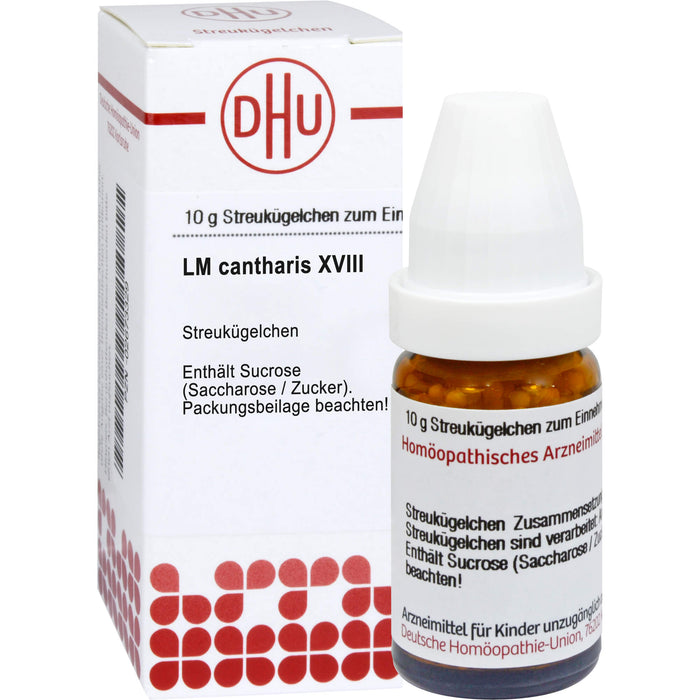 DHU Cantharis LM XVIII Streukügelchen, 5 g Globuli