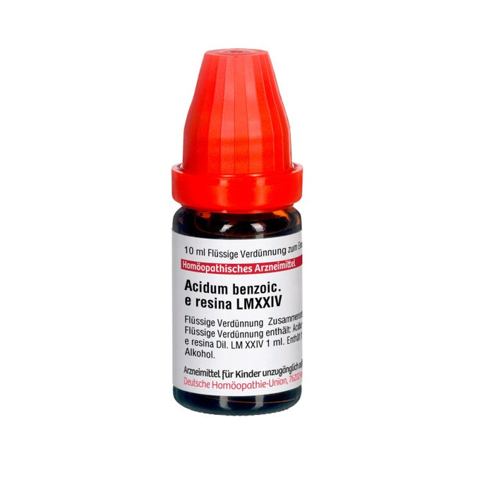 Acidum benzoicum e resina LM XXIV DHU Dilution, 10 ml Lösung
