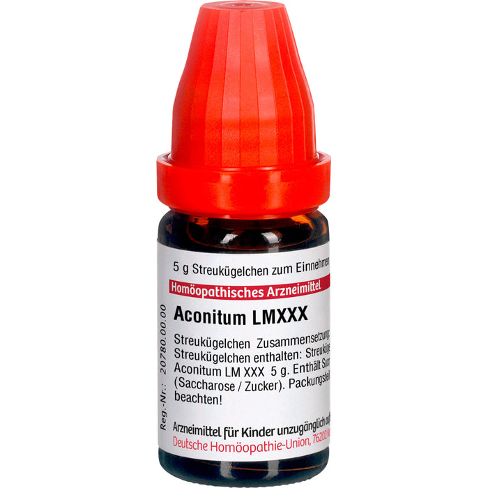 DHU Aconitum LM XXX Streukügelchen, 5 g Globuli