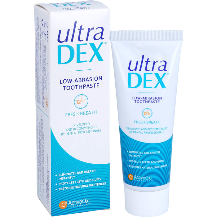 UltraDEX Zahncreme Low Abrasion Fresh Breath, 75 ml Zahncreme
