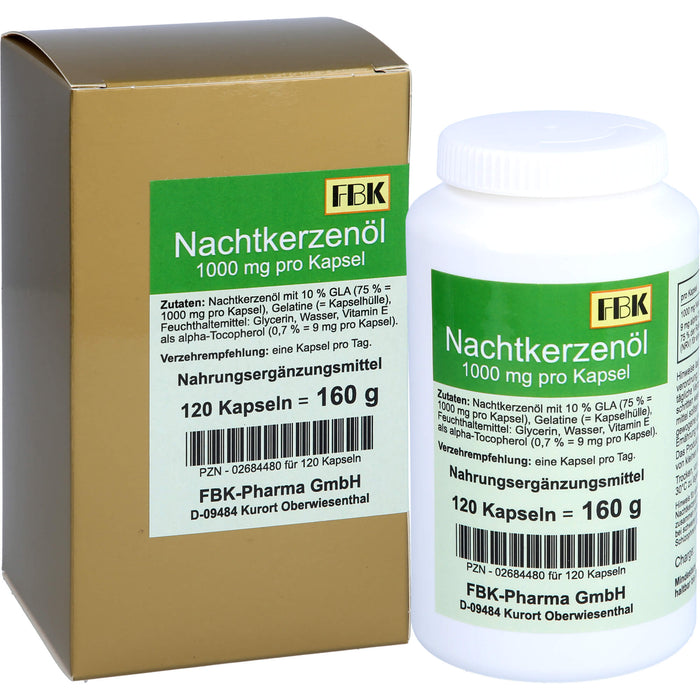 Nachtkerzenöl 1000, 120 St KAP