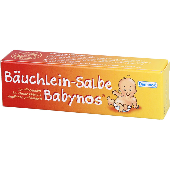 Bäuchlein-Salbe Babynos zur pflegenden Bauchmassage, 10 ml Ointment