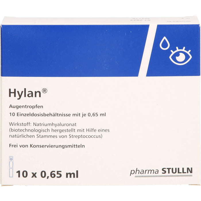 Hylan Augentropfen, 10 St. Lösung