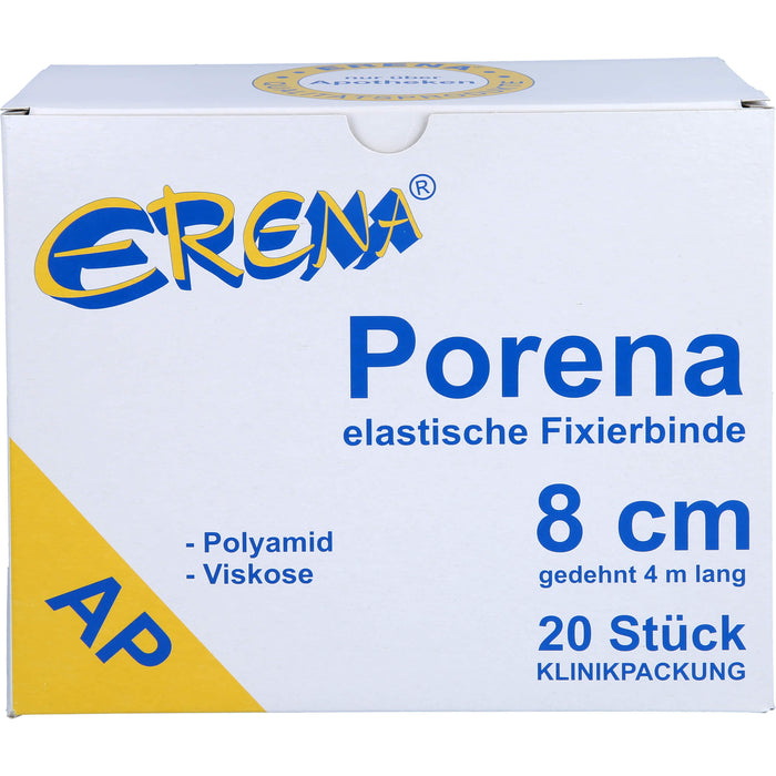 PORENA (AP) hochelastische Fixierbinde 8cm, 20 St BIN