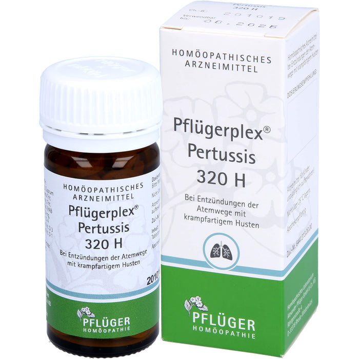 Pflügerplex Pertussis 320 H Tabletten bei Entzündungen der Atemwege, 100 St. Tabletten