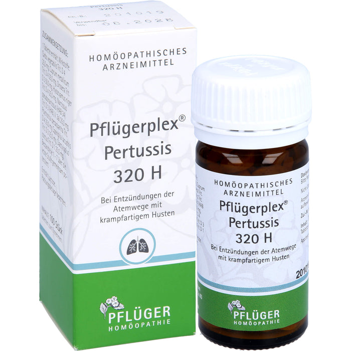 Pflügerplex Pertussis 320 H Tabletten bei Entzündungen der Atemwege, 100 St. Tabletten