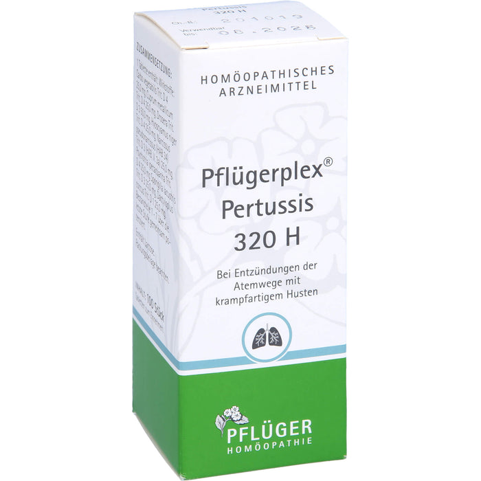 Pflügerplex Pertussis 320 H Tabletten bei Entzündungen der Atemwege, 100 St. Tabletten