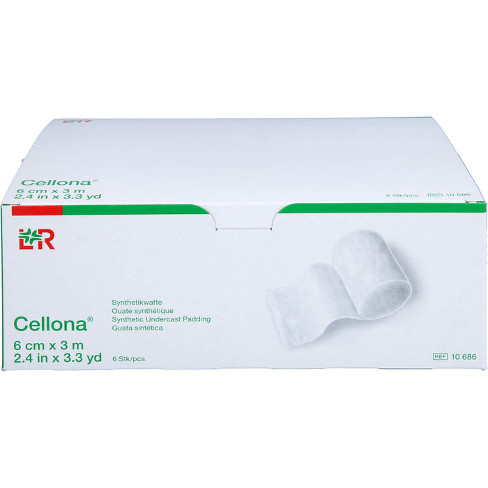 Cellona Synthetikwatte 6cm x 3m, 6 St WAT