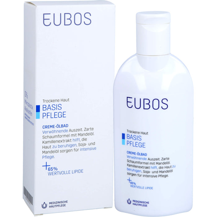EUBOS Creme-Ölbad für trockene Haut, 200 ml Lösung
