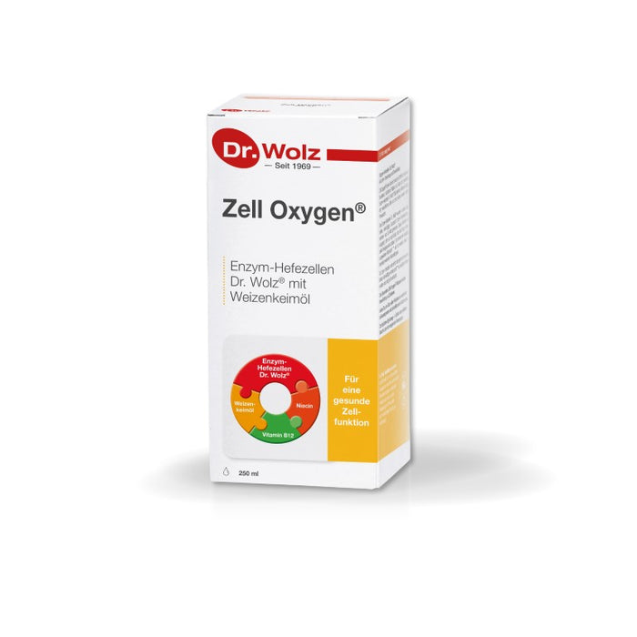Dr. Wolz Zell Oxygen Lösung zur Unterstützung des Energie-Stoffwechsels, 250 ml Lösung