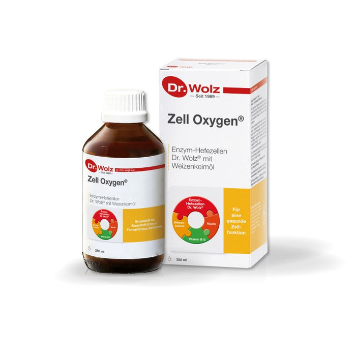 Dr. Wolz Zell Oxygen Lösung zur Unterstützung des Energie-Stoffwechsels, 250 ml Lösung