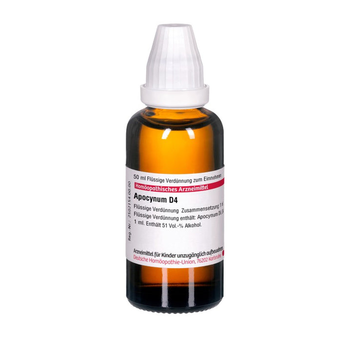Apocynum D4 DHU Dilution, 50 ml Lösung
